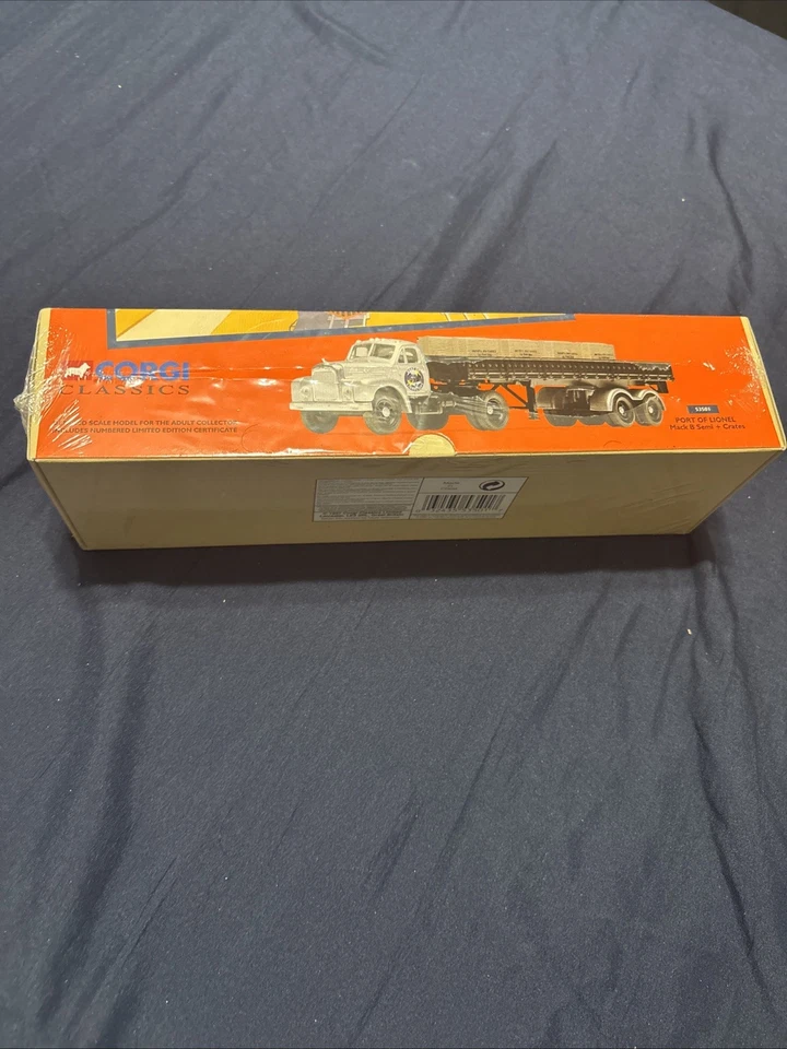 Corgi Classic PORT OF LIONEL MACH B SEMI + CRATES # 53501 NIB - LIMITED EDITION - Image 2 of 4