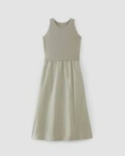 NWT Everlane The Supima High-Neck Riveria Dress, Size Small 