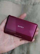 Sony Cyber-shot DSC-TX7 Red 10MP 4x Optical Zoom Digital Camera With Charger