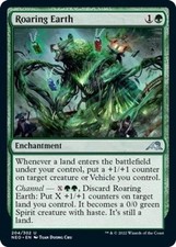 Roaring Earth - Light Play MTG Kamigawa: Neon Dynasty