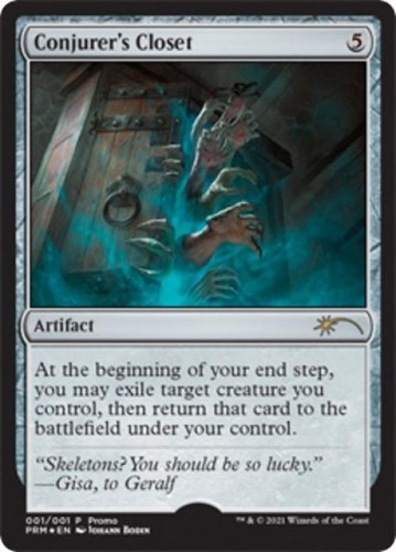 Conjurer's Closet -Foil Near Mint MTG Promos: WPN and Gateway