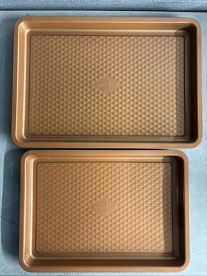 Copper Chef Sheet Pans 9 x 13  & 15 x 10.5  - Excellent Condition (I4)