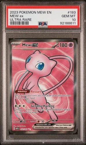 2023 Pokemon 151 Mew ex Ultra Rare #193 PSA 10