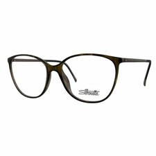Silhouette SPX Illusion 1601 Havana Tobacco Eyeglasses Frames 52mm 15mm 130mm