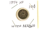 1854 (P) Type 4, Stars on Obverse Seated Liberty Dime