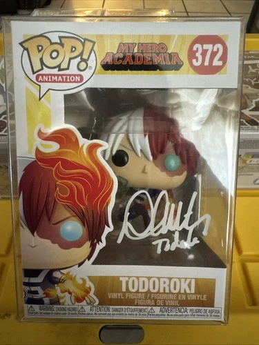 Funko Pop! My Hero Academia - Todoroki #372 Signed by David Matranga JSA COA