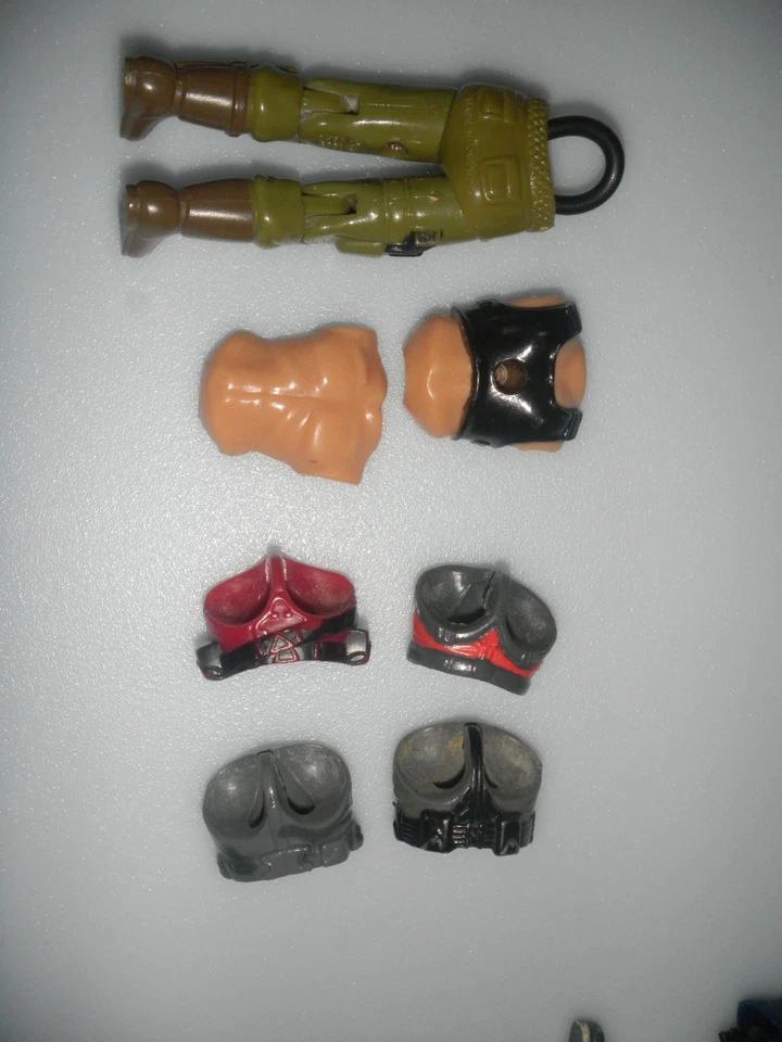 Figura de acción vintage años 80 piezas G.I. GI Joe Cobra Lote 3.75 ARAH Reparación Foto 2 de 4