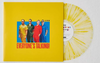 All Time Low - Everyone's Talking UO Exclusive White w/ Yellow Accents Vinyl
