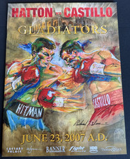 2007 Ricky Hatton vs Jose Luis Castillo Official Fight Program Las Vegas Boxing