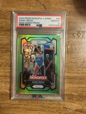 PSA 10 Angel Reese 2024 Panini Green Prizm #01/10 WNBA Monopoly RC  #68