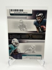 2021 Panini Contenders - Round Numbers Jaylen Waddle, Devonta Smith #RN-DSM 