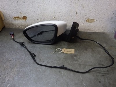 Volkswagen VW Scirocco R Line 2013 Near side Passenger wing mirror white (VW38)