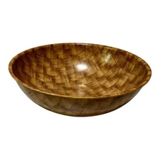 Cambro Huntington Beach 7-68 Basketweave Salad Serving Fiberglass BIG Bowl 4X 13