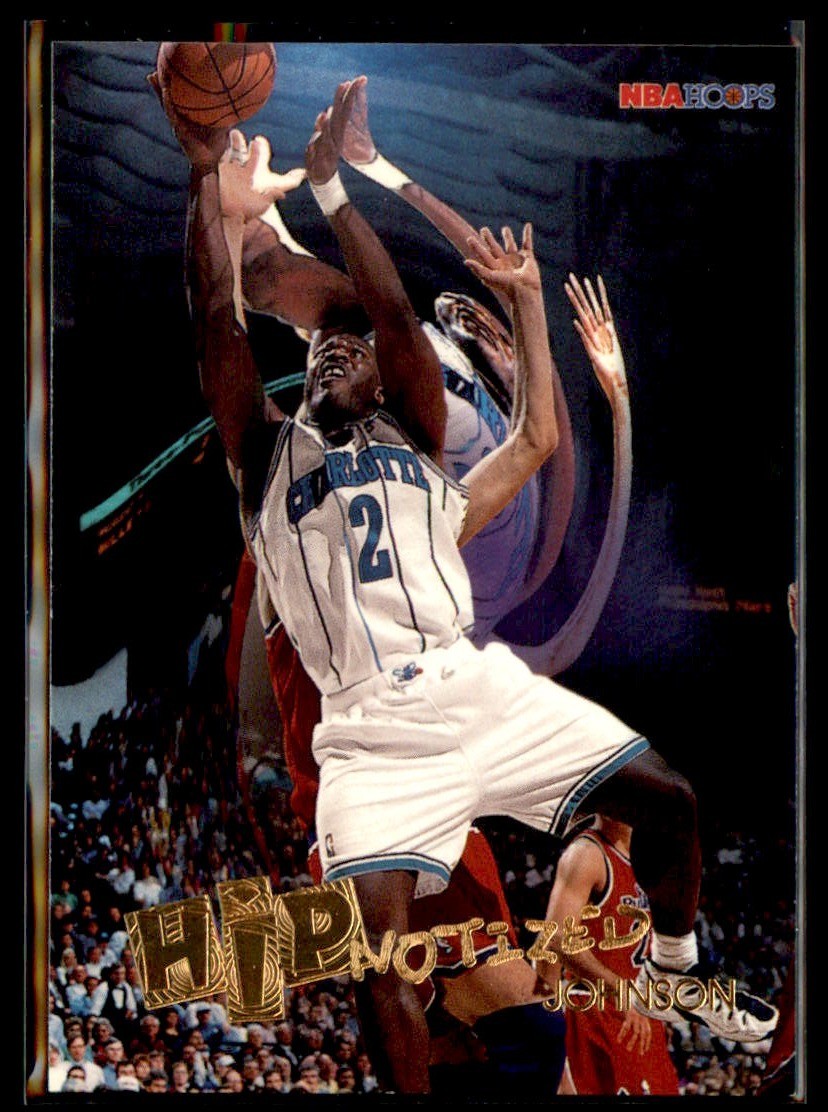 1996-97 Hoops #H3 Larry Johnson Hipnotized