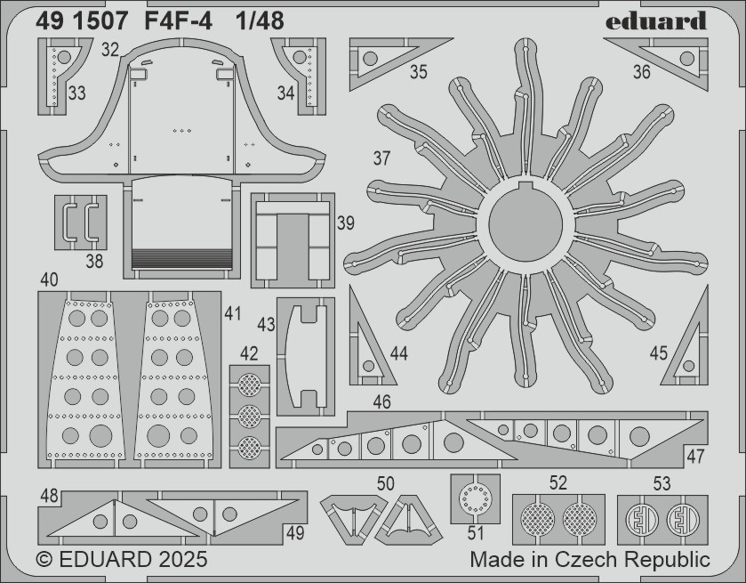 Eduard ED491507 Grumman F4F-4 Wildcat 1:48