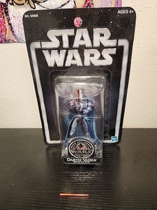 Star Wars Dark Vador Silver 2002 Toy Fair – MOC MINT Scellé – Starcase – RARE