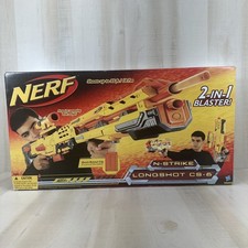 Nerf N-Strike Longshot CS-6 61983 2009 Hasbro 2 IN 1 Blaster NEW SEALED
