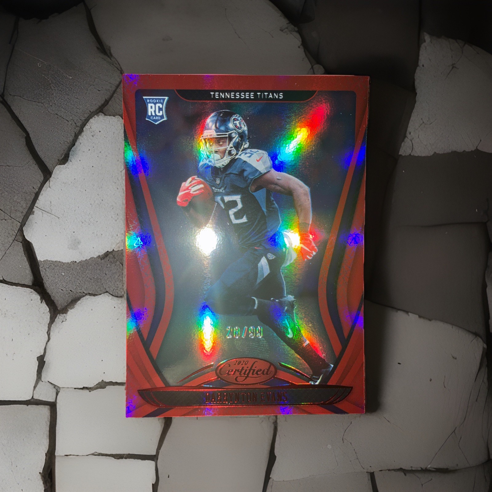 Darrynton Evans Panini Certified #132 Mirror Red