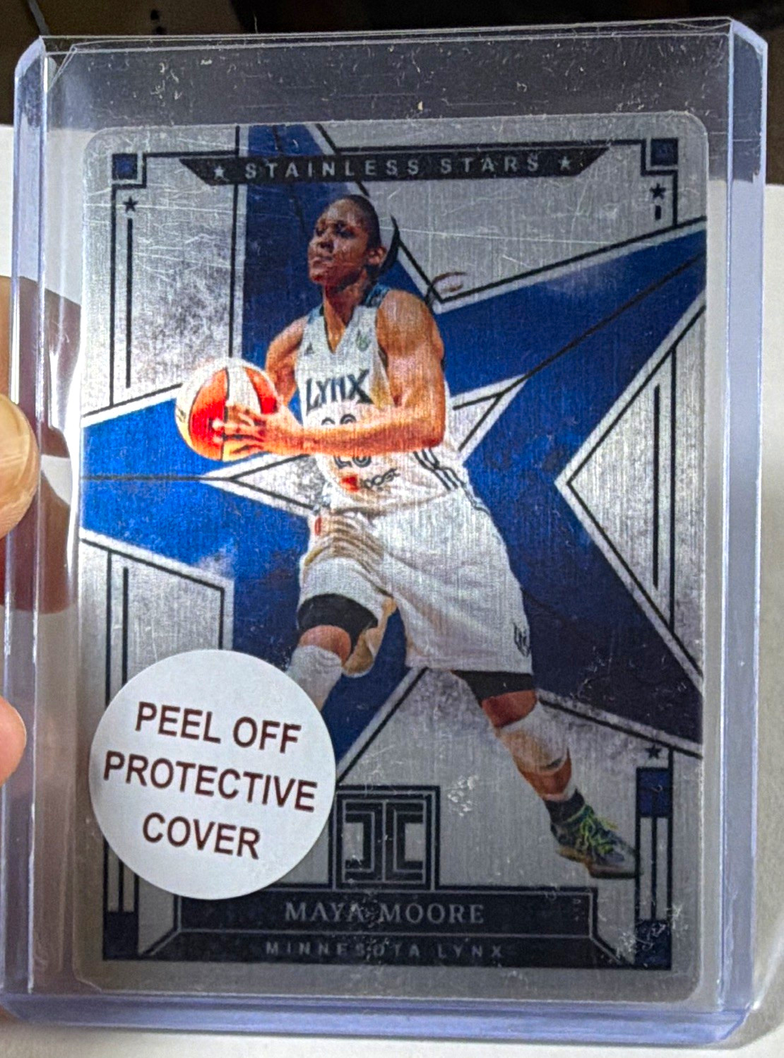 Panini 2025 Impeccable WNBA Maya Moore Minnesota Lynx Stainless Stars #22/99
