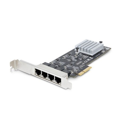 StarTech.com 4-Port 2,5 Gbit/s NBASE-T PCIe Netzwerkkarte, Intel I225-V, Quad-Port