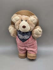 Furskins Dudley Teddy Bear Plush 7" 1986 Vintage