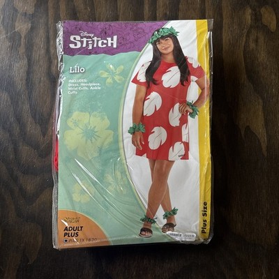 Disney Stitch LILO Costume Adult 1X Plus - Halloween Cosplay - New