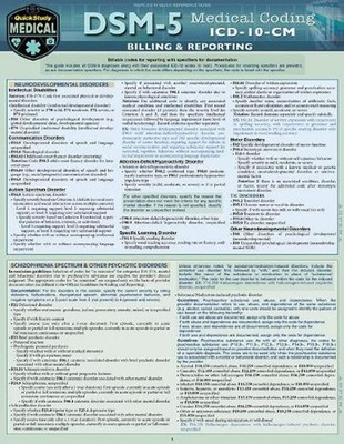 DSM 5 Medical Coding: A QuickStudy Reference Tool by Ronne Ronne (English)
