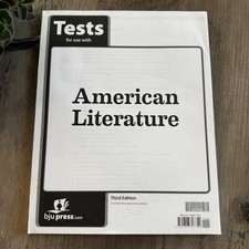 BJU Press American Literature Student Tests -...