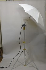 Lowel Tota Light with umbrella and light stand