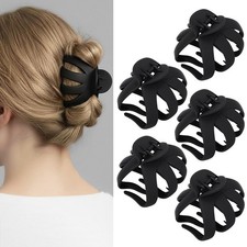 5-Pack Big Claw Octopus Hair Clips for Women and Girls - Strong Hold Jumbo Cl...