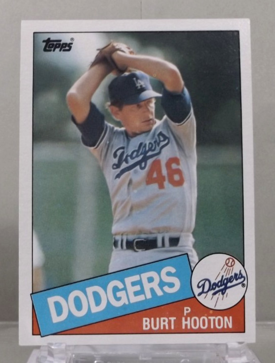 1985 Topps #201 - Burt Hooton - Los Angeles Dodgers - Near Mint