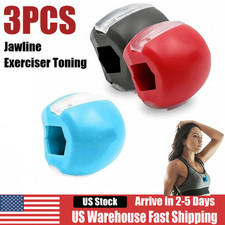 Jawline Exerciser Mouth Exercise Fitness Ball Neck Face Jaw Trainer Toning 3PCS