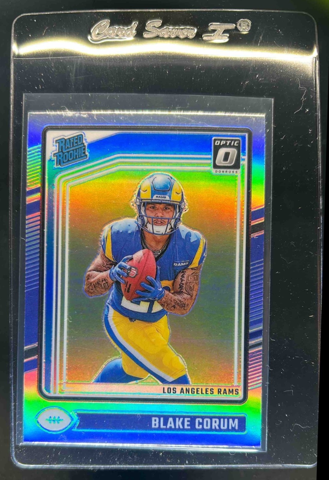 2024 Donruss Optic Blake Corum Holo Rated Rookie #208 Rams