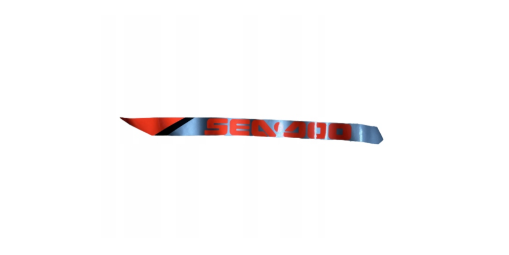 second 2016 Sea-Doo RXP-X 300 OEM LH Red/Black Hull Decal Sticker