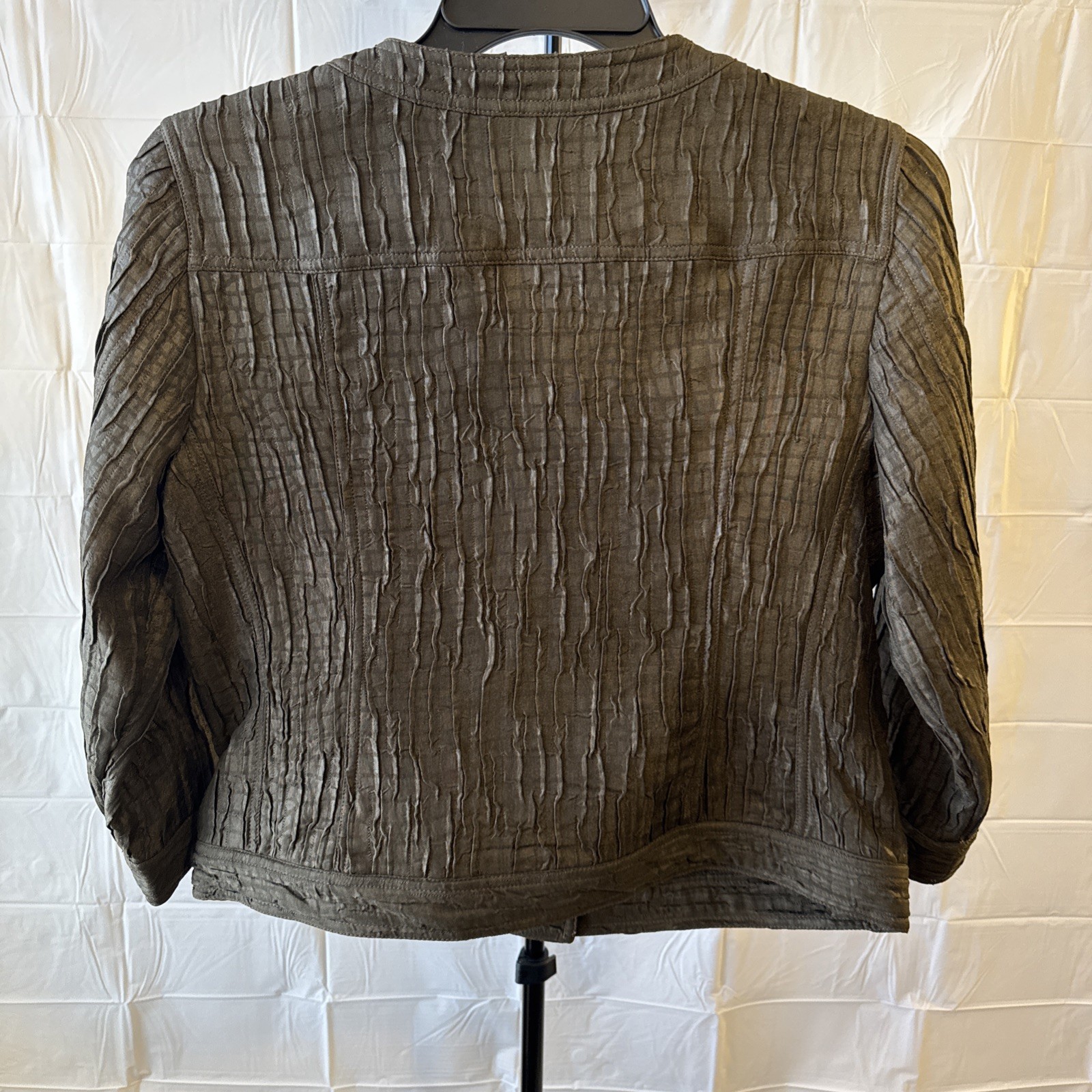 Ruby Rd Women's Jacket Size 10 Brown Button Up wi… - image 8