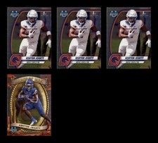Ashton Jeanty Lot 4 Football Cards 2024 Bowman University 1st Base Boise State