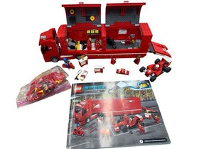LEGO SPEED CHAMPIONS: F14 T & Scuderia Ferrari Truck 75913 Retired 94% Complete