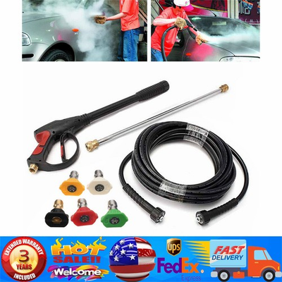 #ad For Craftsman High Pressure Power Washer Spray Gun Hose Kit5 Tips Safe e US $26.88