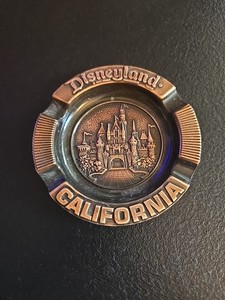 Vintage Solid Copper California Disneyland Ashtray Century Canada RARE