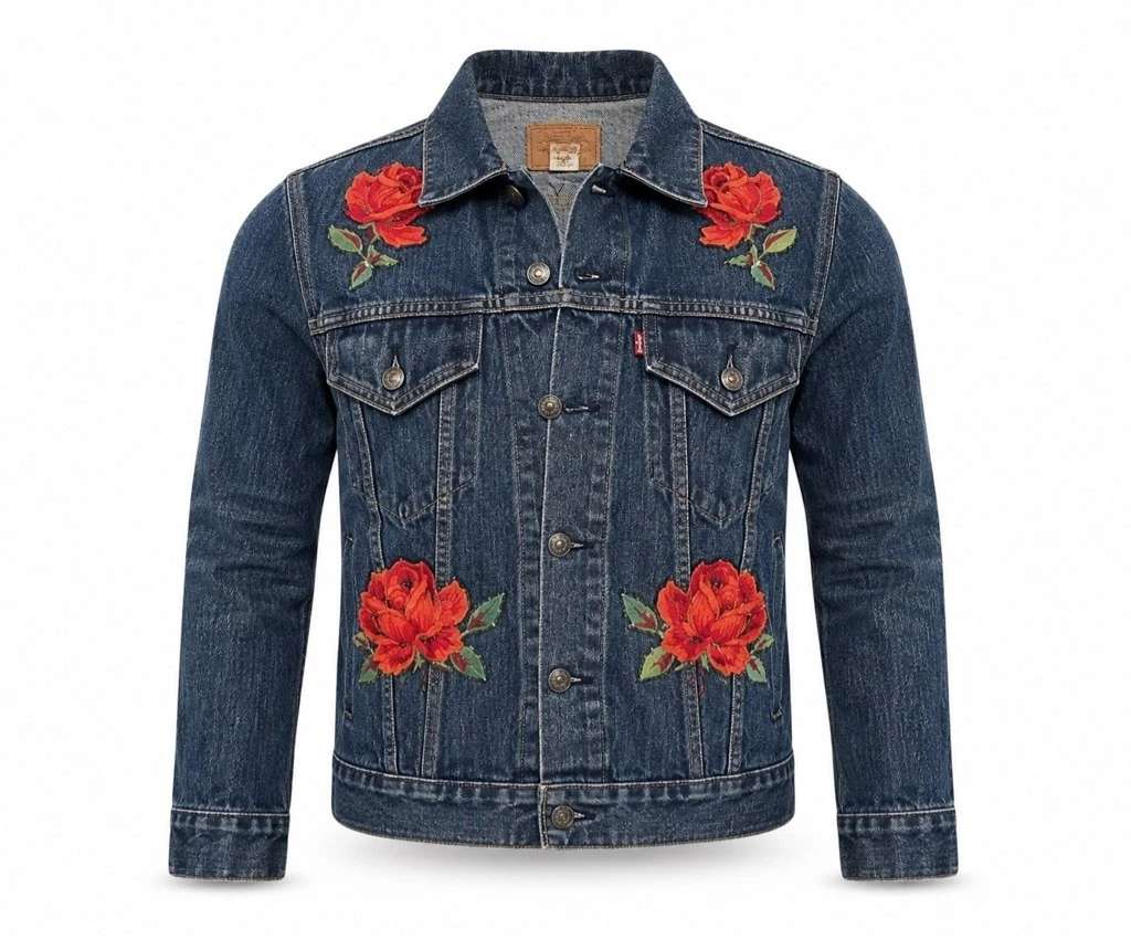 Denim Pink Floral Coats, Jackets & Vests for Women for sale | eBay