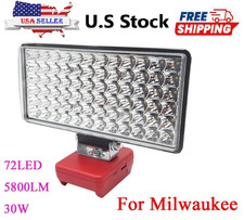 72 Bead Car Led Work Light Flashlight Torch For Milwaukee 18v 20v Li-ion Battery 72 Bead Car Led Work Light Flashlight Torch For Milwaukee 18v 20v Li-ion Battery