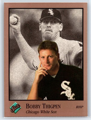 1992 Leaf Studio Bobby Thigpen Chicago White Sox #158