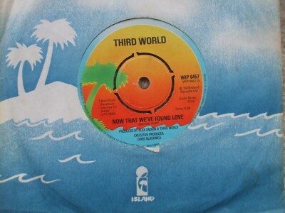 Third World - Now That We've Found Love / Night Heat - EX- UK 45 + Company Slv