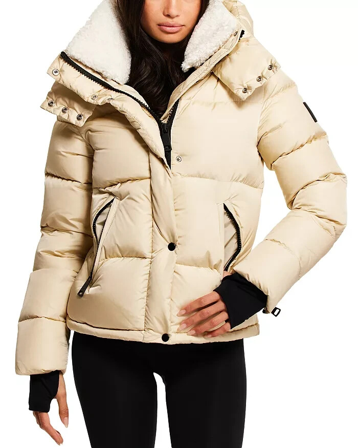 Sand Alex Hooded Puffer Coat V2701 Womens Size L