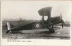 De Havilland (Airco) DH-4. A7995. WW1 Royal Flying Corps, RAF 2 Seat Bomber RPPC