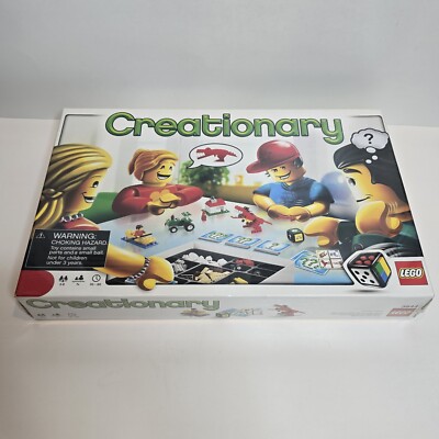 LEGO Creationary Board Game 3844 Brand New Set Retired (Sealed)  673419131223|