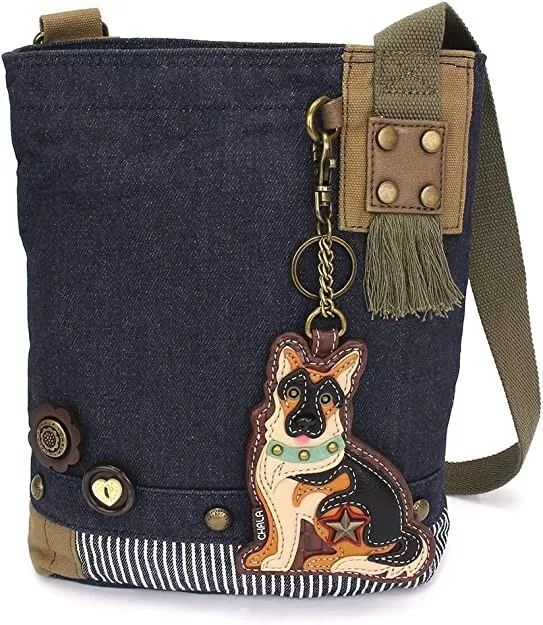 CHALA Criss Crossbody Shoulder Bag Handba - Dog Gray