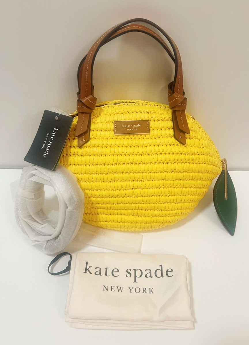 Kate Spade Lemon Drop 3D Straw Crossbody & Tote NWT 💛 🍋 | eBay Kate Spade Lemon Drop 3D Straw Crossbody & Tote NWT 💛 🍋 | eBay