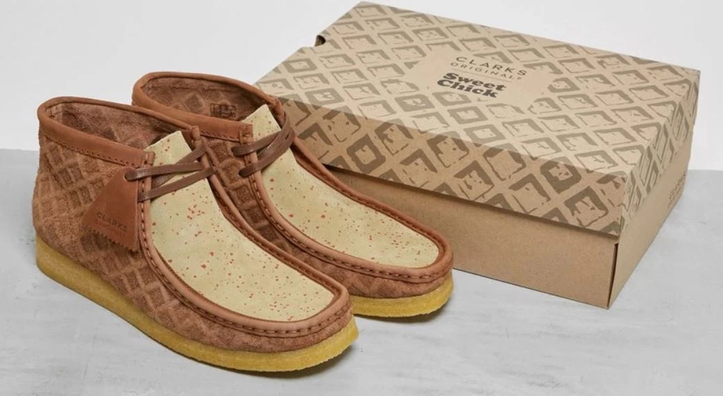 RARE Clarks ORIGINALS X Sweet Chick Men s Wallabee Boot Size 9 UK NEW