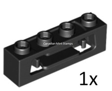 New Lego 1x Black Projectile Launcher 1 x 4 with Inside Clips Disk Shooter 16968